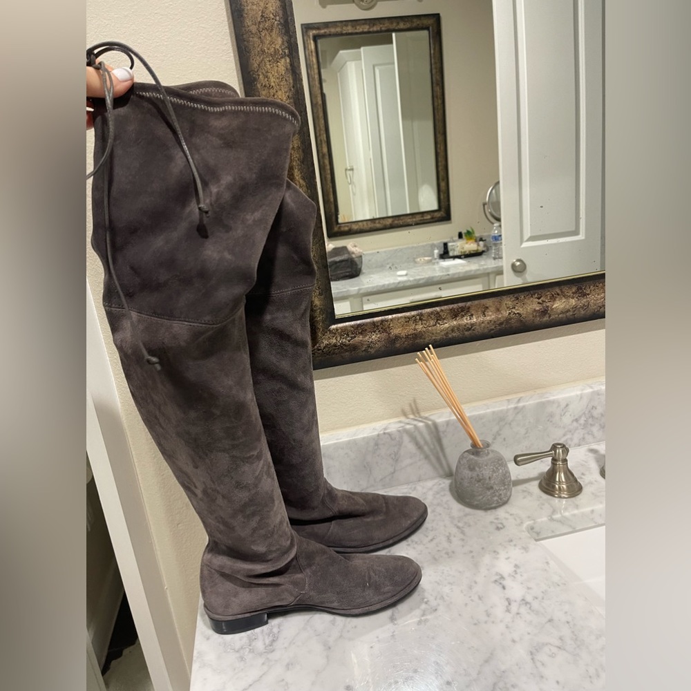 Stuart Weitzman lowland suede boots OTK